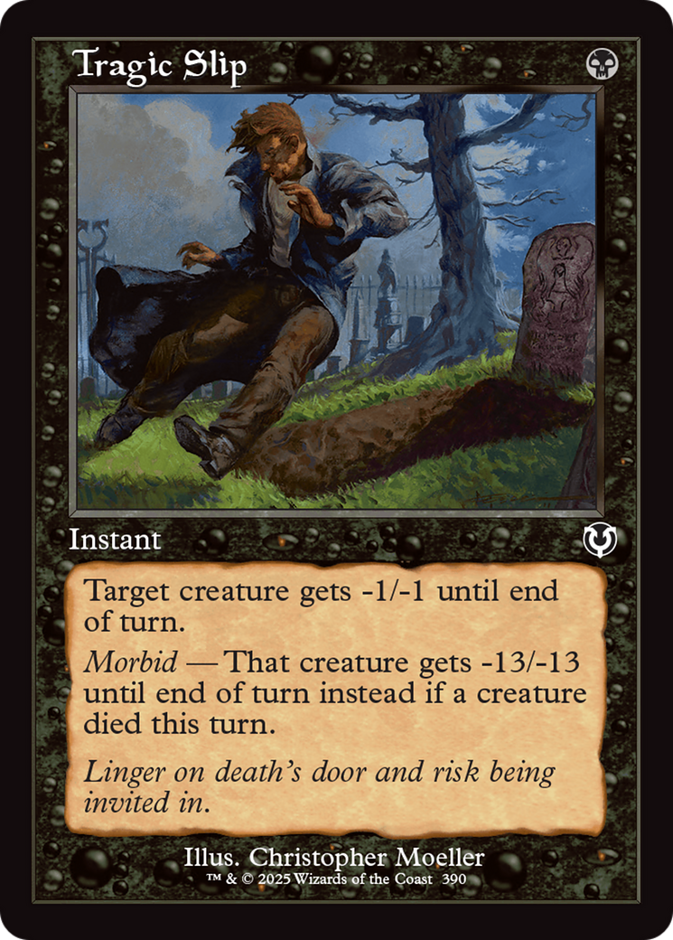 Tragic Slip (Retro) (390) Foil - Innistrad Remastered