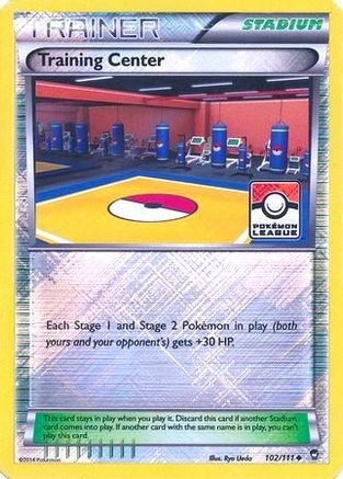 Training Center (Pokemon League) (102) Reverse Holofoil - Furious Fists