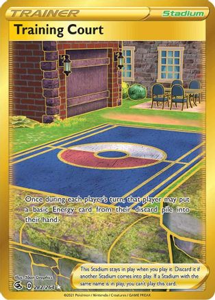 Training Court (Gold) (282) Holofoil - Fusion Strike