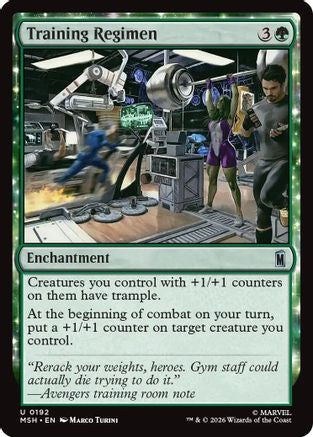Training Regimen (192) Foil - Marvel Super Heroes