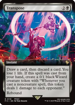 Transpose (Extended Art) (119) Foil - Commander: FINAL FANTASY