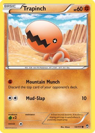 Trapinch (53) - Furious Fists