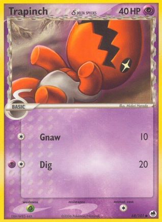 Trapinch (Delta Species) (68) Reverse Holofoil - Dragon Frontiers