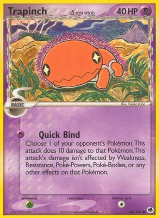 Trapinch (Delta Species) (69) - Dragon Frontiers