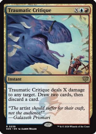 Traumatic Critique (239) Foil - Secrets of Strixhaven