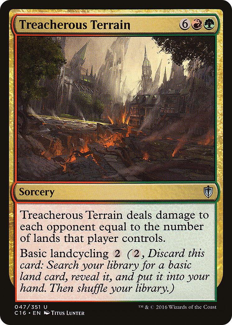 Treacherous Terrain (047) - Commander 2016