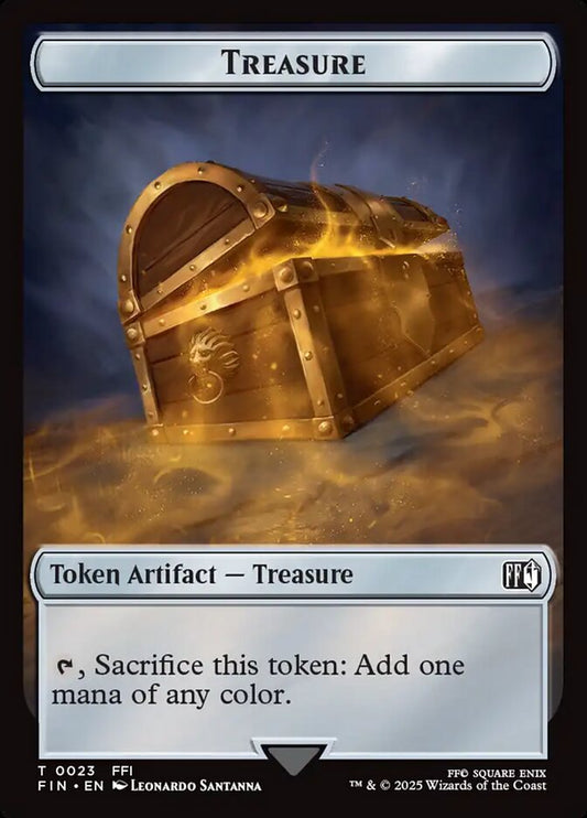 Treasure // Copy Double-Sided Token (23 // 1) - FINAL FANTASY
