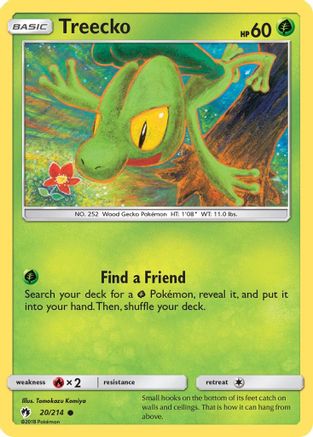 Treecko (20) - Lost Thunder