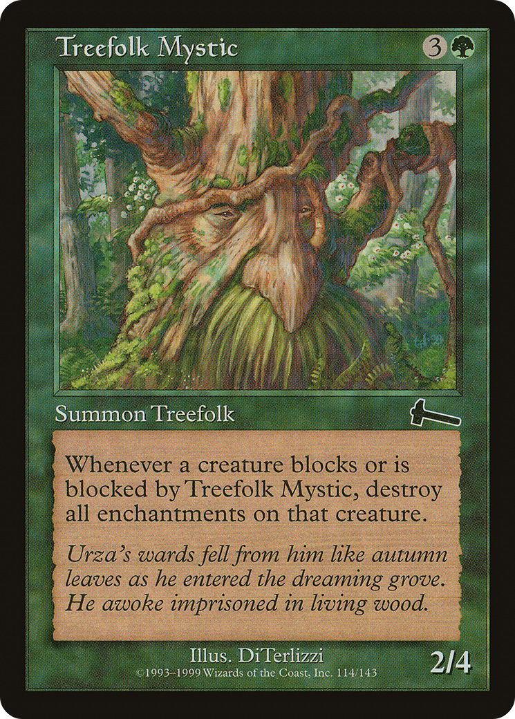 Treefolk Mystic (114) - Urza's Legacy