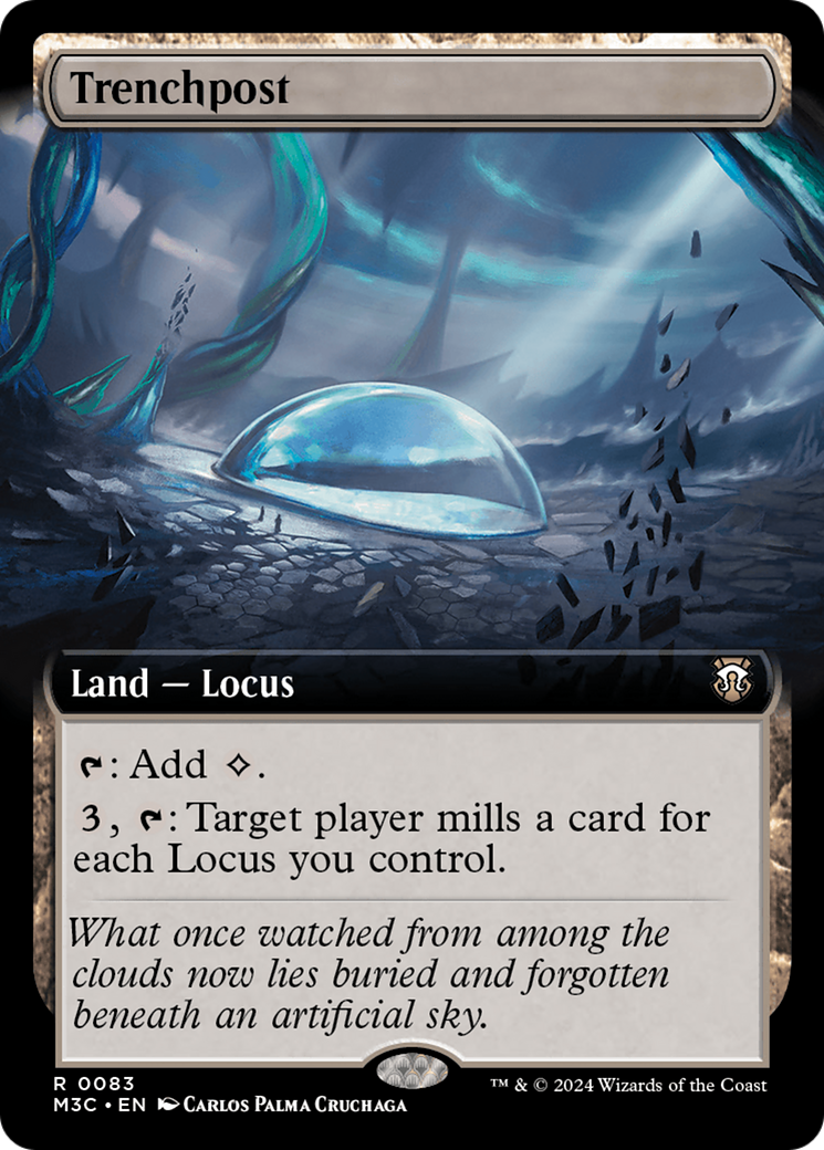 Trenchpost (Extended Art) (083) - Commander: Modern Horizons 3
