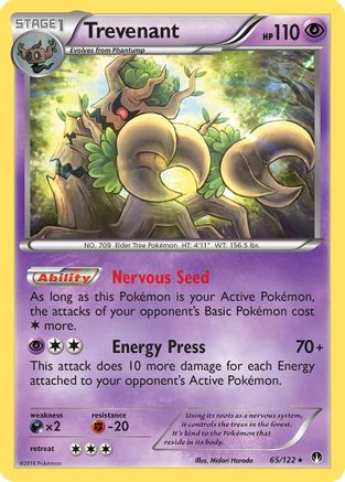Trevenant (65) Reverse Holofoil - BREAKpoint