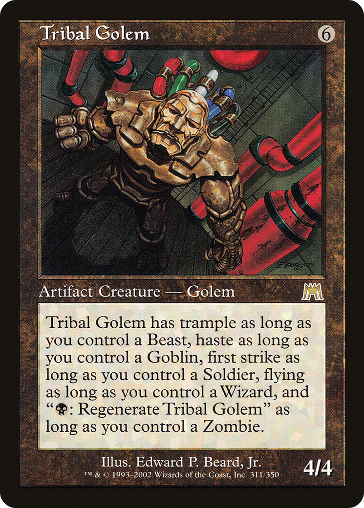 Tribal Golem (311) Foil - Onslaught