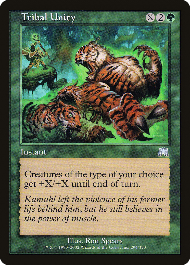 Tribal Unity (294) Foil - Onslaught