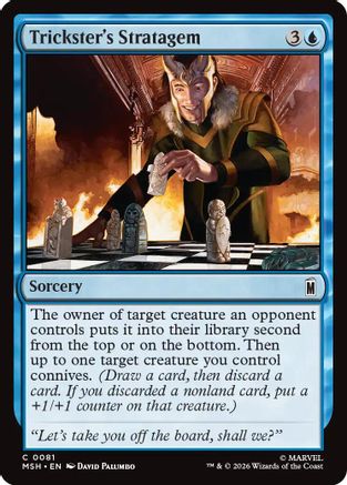 Trickster's Stratagem (081) Foil - Marvel Super Heroes