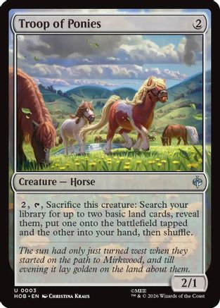 Troop of Ponies (003) - The Hobbit