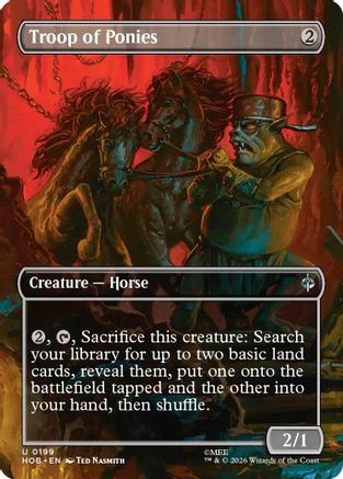 Troop of Ponies (Borderless) (199) - The Hobbit