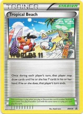 Tropical Beach (Worlds 11) (BW28) - Black Star Promos