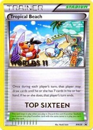 Tropical Beach (Worlds 11) [Top Sixteen] (BW28) - Black Star Promos