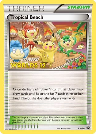 Tropical Beach (Worlds 12) (BW50) - Black Star Promos