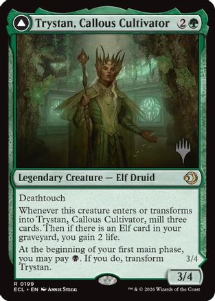 Trystan, Callous Cultivator (Promo Pack) (199) Foil - Lorwyn Eclipsed