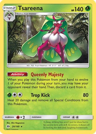 Tsareena (20) Holofoil - Sun & Moon
