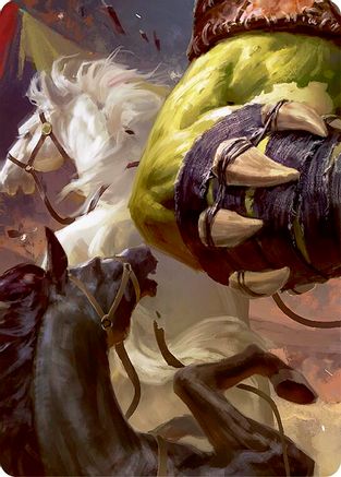 Tuffnut, Bumbling Hulkster // Kayo, Underhanded Cheat Art Card (Middle Right) - GEM Pack