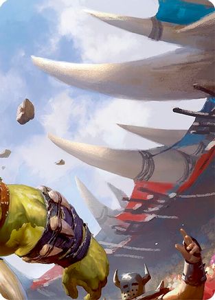 Tuffnut, Bumbling Hulkster // Kayo, Underhanded Cheat Art Card (Top Center) - GEM Pack