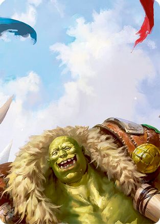 Tuffnut, Bumbling Hulkster // Kayo, Underhanded Cheat Art Card (Top Left) - GEM Pack