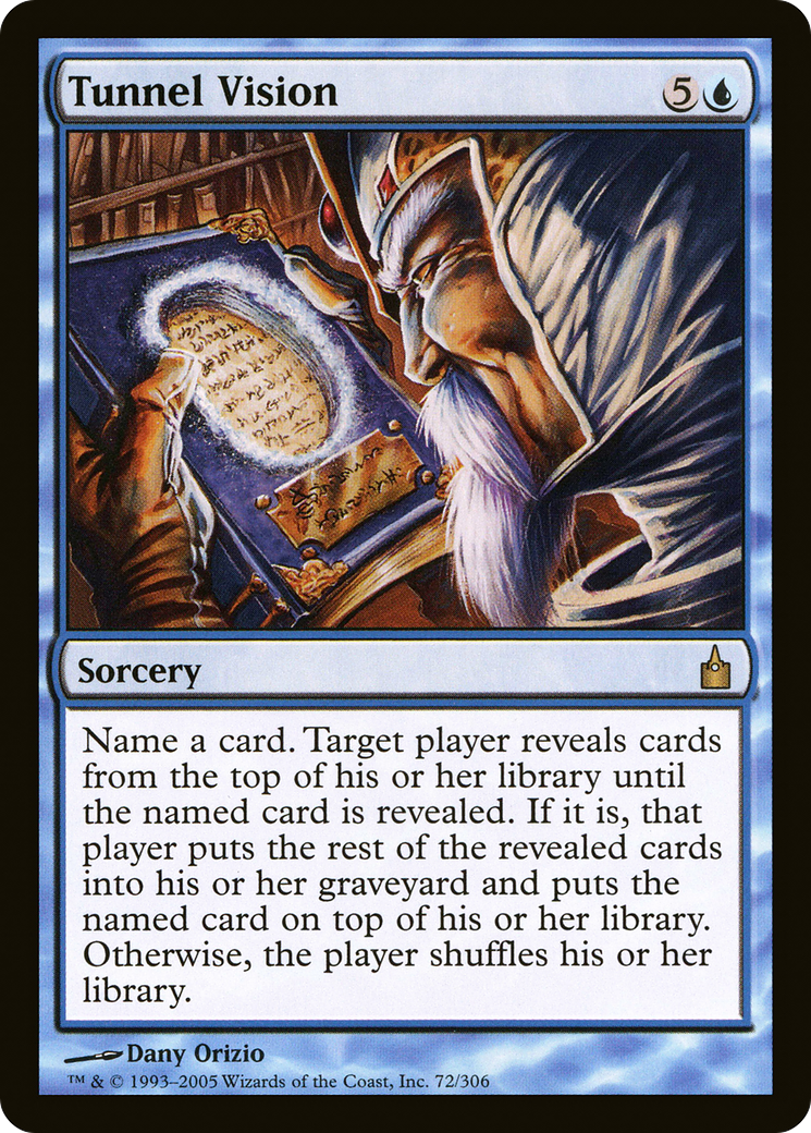 Tunnel Vision (072) Foil - Ravnica: City of Guilds