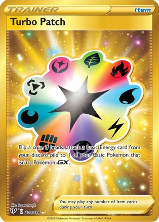 Turbo Patch (Gold) (200) Holofoil - Darkness Ablaze