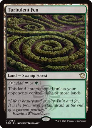 Turbulent Fen (055) - Commander: Secrets of Strixhaven