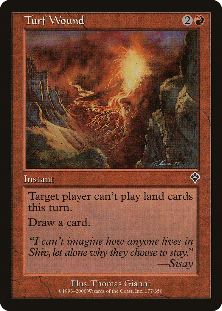 Turf Wound (177) - Invasion