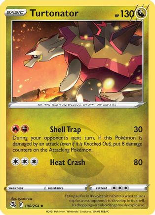 Turtonator (198) Reverse Holofoil - Fusion Strike