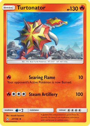 Turtonator (27) Reverse Holofoil - Ultra Prism