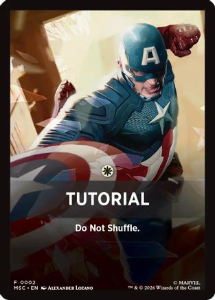 Tutorial (Jumpstart Front Card) (002) - Commander: Marvel Super Heroes