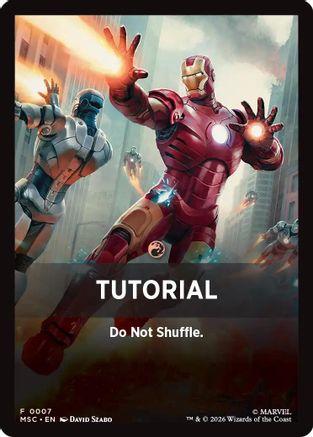 Tutorial (Jumpstart Front Card) (007) - Commander: Marvel Super Heroes
