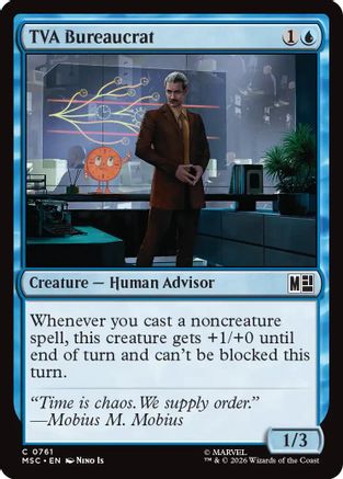 TVA Bureaucrat (761) Foil - Commander: Marvel Super Heroes