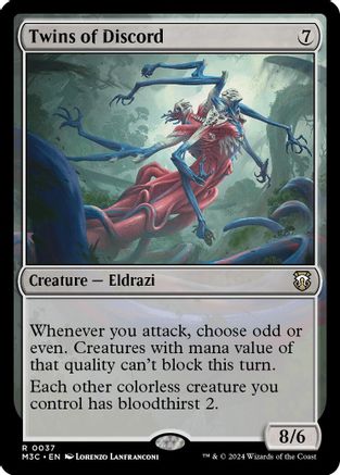Twins of Discord (037) Ripple Foil - Commander: Modern Horizons 3