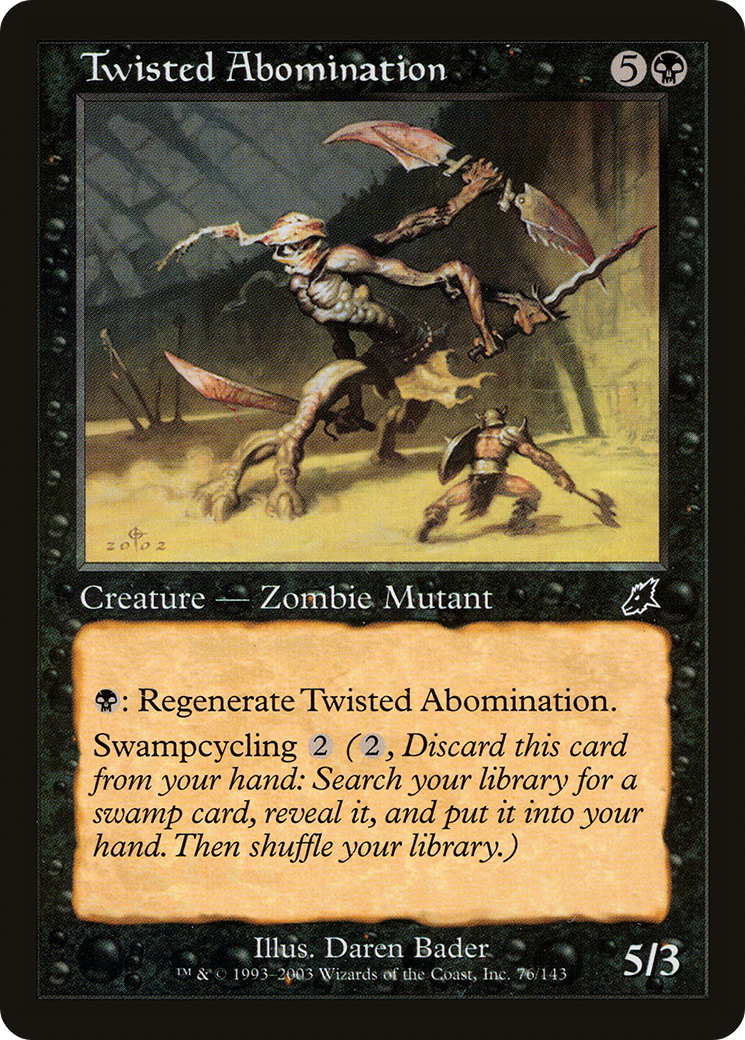 Twisted Abomination (076) Foil - Scourge