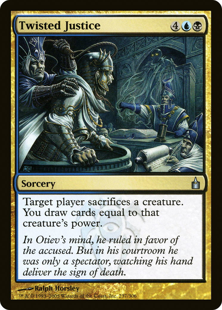 Twisted Justice (237) Foil - Ravnica: City of Guilds