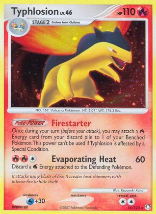 Typhlosion (16) Holofoil - Mysterious Treasures