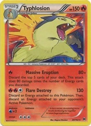 Typhlosion (20) Reverse Holofoil - BREAKthrough