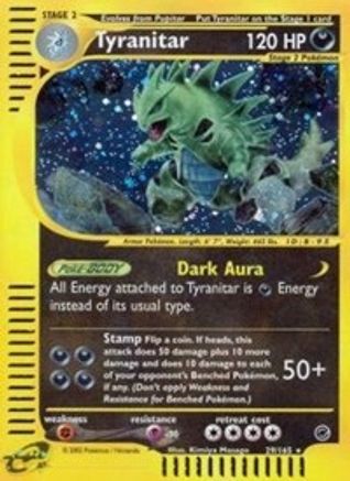 Tyranitar (29) Holofoil - Expedition