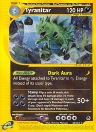 Tyranitar (66) Reverse Holofoil - Expedition
