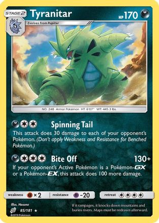 Tyranitar (85) Holofoil - Team Up