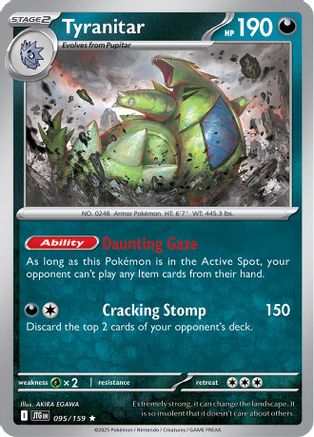 Tyranitar (95) Holofoil - Journey Together