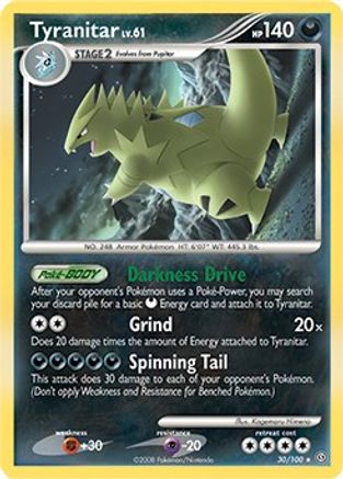 Tyranitar (Deck Exclusives) (30) Holofoil - Stormfront