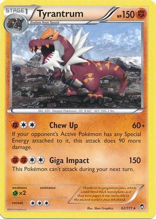 Tyrantrum (Cosmos Holo) (62) Holofoil - Miscellaneous Cards & Products