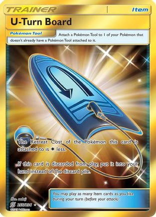 U-Turn Board (Gold) (255) Holofoil - Unified Minds