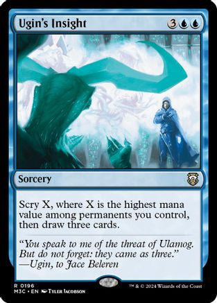 Ugin's Insight (196) Ripple Foil - Commander: Modern Horizons 3